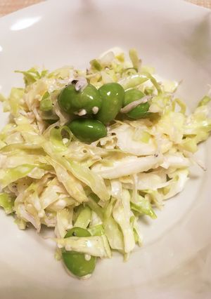 キャベツとしらすと枝豆のサラダ-レシピのメイン写真