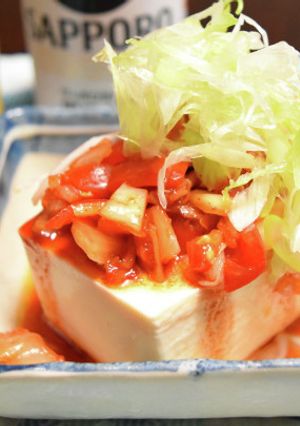 トマトとキムチの冷ややっこ-レシピのメイン写真