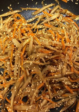 基本のきんぴらごぼう★甘味は本みりんだけ-レシピのメイン写真