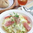 生ハムとキャベツのワンポットパスタ