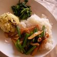 鶏肉のハニージンジャー丼