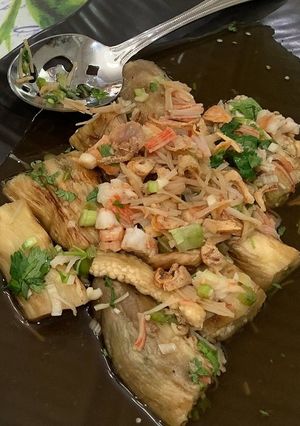 ベトナム料理　焼き茄子サラダ-レシピのメイン写真