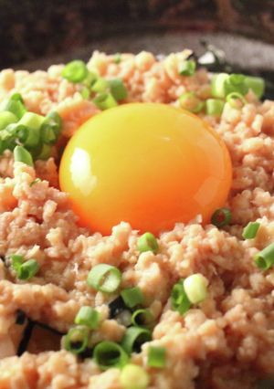 すき家の人気メニュー再現！　鶏そぼろ丼♪-レシピのメイン写真