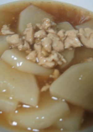 母の味♪鶏挽肉とかぶ煮-レシピのメイン写真