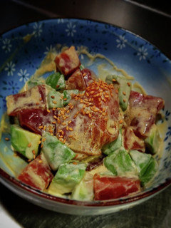 アボカド鮪のマヨ醤油❨(@≧↺≦@)❩ノ-レシピのメイン写真
