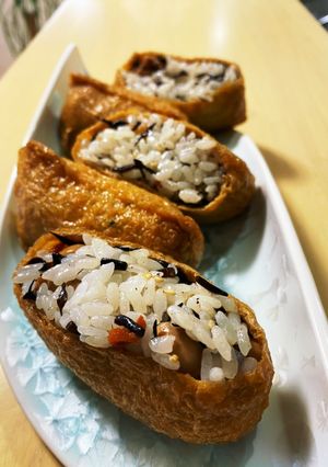 簡単!うまい!ひじき稲荷寿し-レシピのメイン写真