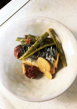 塩サバで！鯖の梅味噌煮-レシピのメイン写真