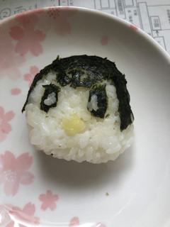 ポッチャマ おにぎり-レシピのメイン写真