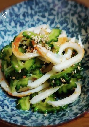 ゴーヤちくわ合え【茹でない】混ぜるだけ-レシピのメイン写真