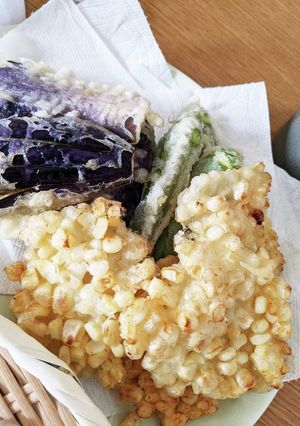 少ない油で！サクサク夏野菜天ぷら-レシピのメイン写真