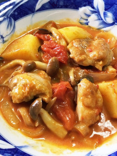 鶏とじゃがいものトマト煮-レシピのメイン写真