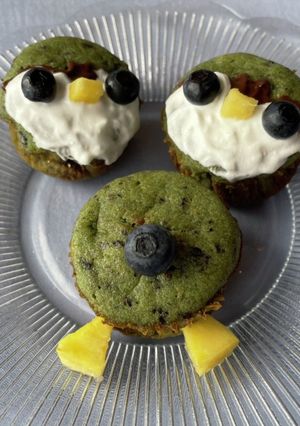 着色料不使用、化学の力でおしりケーキ-レシピのメイン写真