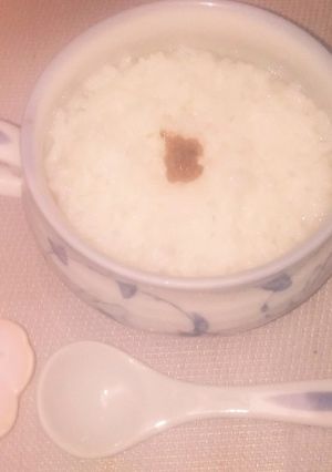 お腹にも身体にも優しい！シンプルに梅粥-レシピのメイン写真