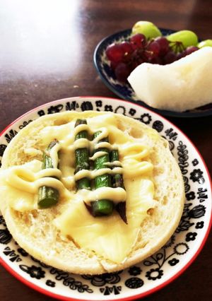 超熟マフィン アスパラチーズ-レシピのメイン写真
