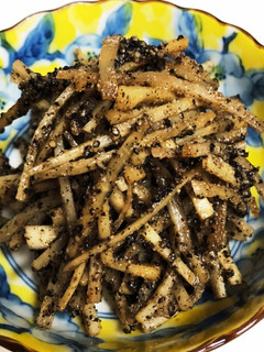 細切りごぼうの胡麻マリネ-レシピのメイン写真