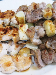 豚ヒレのネギ串と鶏むね肉の塩こうじ串-レシピのメイン写真
