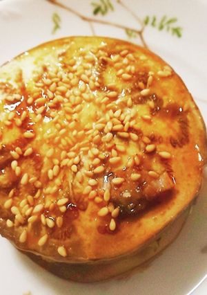 余っているタレで～丸なすのはさみ焼き-レシピのメイン写真