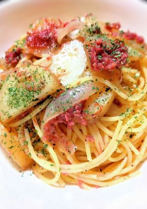 バターでコク旨！ジャーマンポテトパスタ-レシピのメイン写真