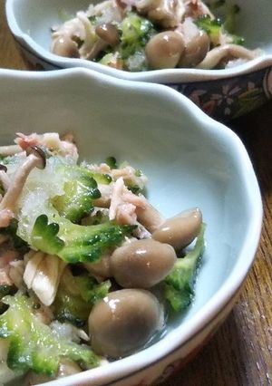 ビタミンCたっぷりゴーヤおろし麺つゆ和え-レシピのメイン写真