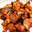 なすのケチャップ炒め煮
