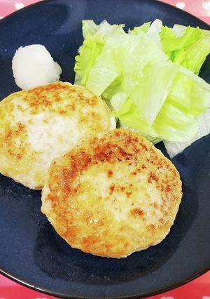 たけのこ入り豆腐ハンバーグ-レシピのメイン写真