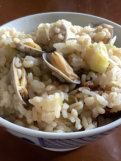 ヘルシー!あさりのもち麦入り炊き込みご飯-レシピのメイン写真