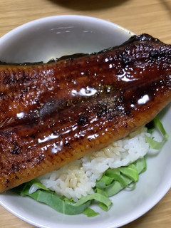ケールでかさまし鰻丼-レシピのメイン写真