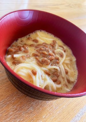 うどん、そうめん、ひやむぎ消費に☆納豆麺-レシピのメイン写真