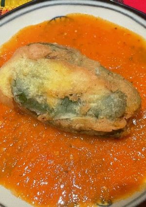 ピーマンの肉詰めメキシコ風チレレジェーノ-レシピのメイン写真