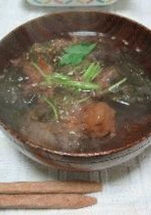おぼろ昆布と梅干で超～簡単お吸い物☆-レシピのメイン写真