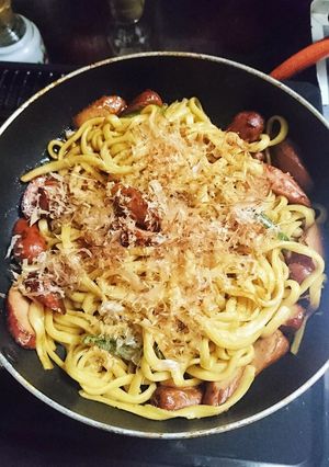斬新！野菜も肉もなしのズボラ焼きそば-レシピのメイン写真