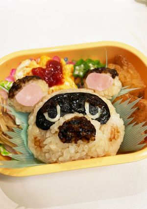 あつ森　たぬき開発社長たぬきち　キャラ弁-レシピのメイン写真