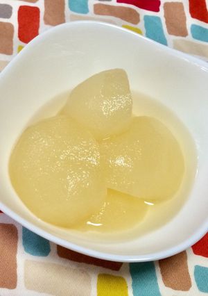 超簡単☆炊飯器で作る梨のコンポート♪♪♪-レシピのメイン写真