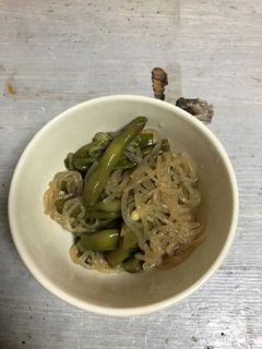 白滝といんげんの煮物-レシピのメイン写真