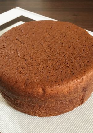 ココアスポンジケーキ（5号）-レシピのメイン写真