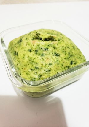 罪悪感無し♪ほうれん草とクリチの蒸しパン-レシピのメイン写真