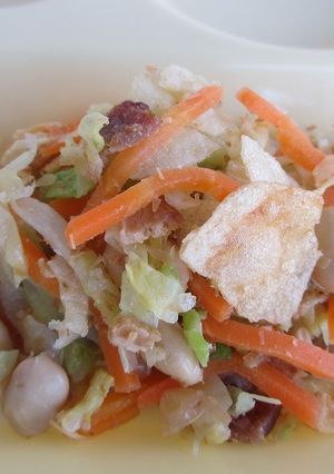 ポテトチップスサラダ＃豊明市学校給食-レシピのメイン写真