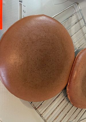 チョコバナナプロテインパンケーキ-レシピのメイン写真