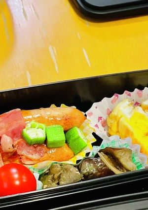 簡単、一品♪お弁当☆オクラとベーコン炒め-レシピのメイン写真