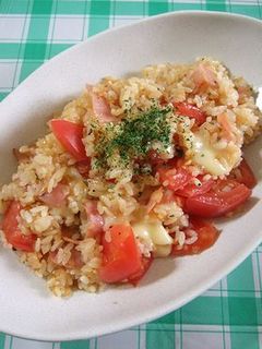 ✿ガーリックトマトチーズらいす✿-レシピのメイン写真