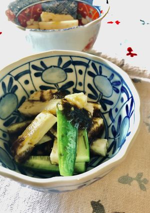 山芋の海苔の佃煮和えわさび風味-レシピのメイン写真