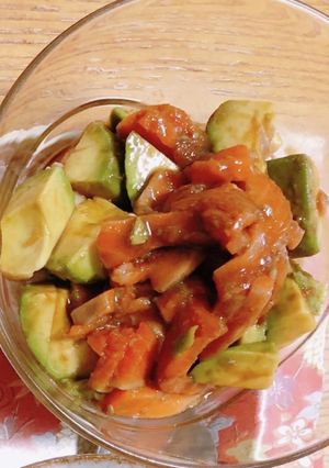 混ぜるだけ　簡単！納豆アボカドサーモン-レシピのメイン写真