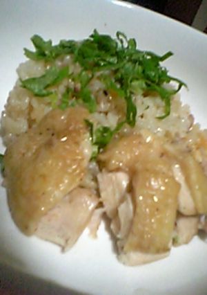 超簡単!ほろほろ鶏飯(チキンライス)-レシピのメイン写真
