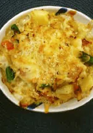 連子鯛と色どり野菜のホクホクグラタン-レシピのメイン写真