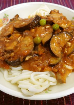 なすのボローニャスパゲッティ@倉敷市給食-レシピのメイン写真