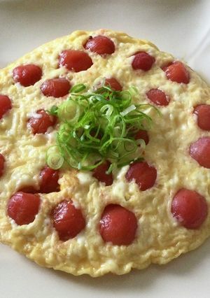 トマト&とろけるチーズのオープンオムレツ-レシピのメイン写真