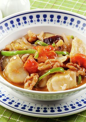 くるみ入りほたてと野菜の煮込み-レシピのメイン写真