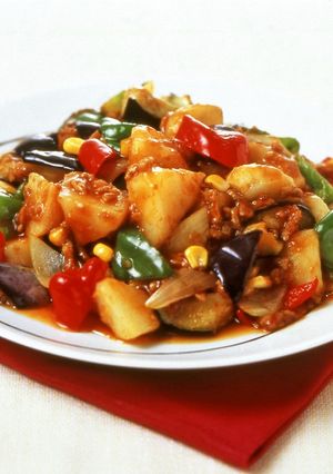 じゃがいもの麻婆茄子炒め-レシピのメイン写真