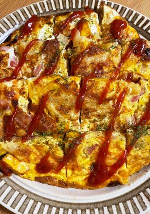 フライドポテトでリメイクオムレツ-レシピのメイン写真
