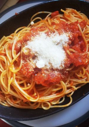 めちゃ簡単！本格過ぎないトマトパスタ-レシピのメイン写真